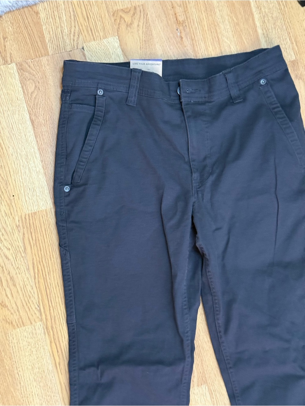 Eddie Bauer Navy Straight-Leg Chinos - Picture 2 of 10